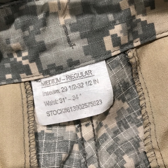 US Army Military Combat Uniform Trousers - Picture 3 of 4